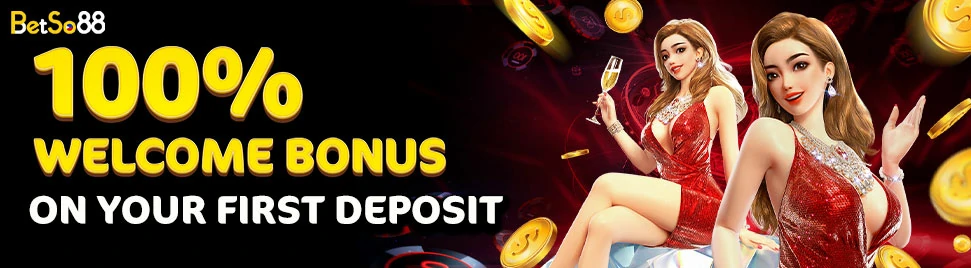 Betso88 100% Welcome bonus on slots